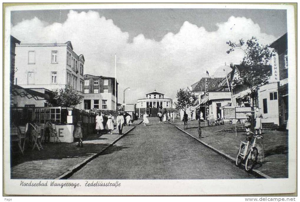 Wangerooge,Zedeliusstraße,1964, - Wangerooge