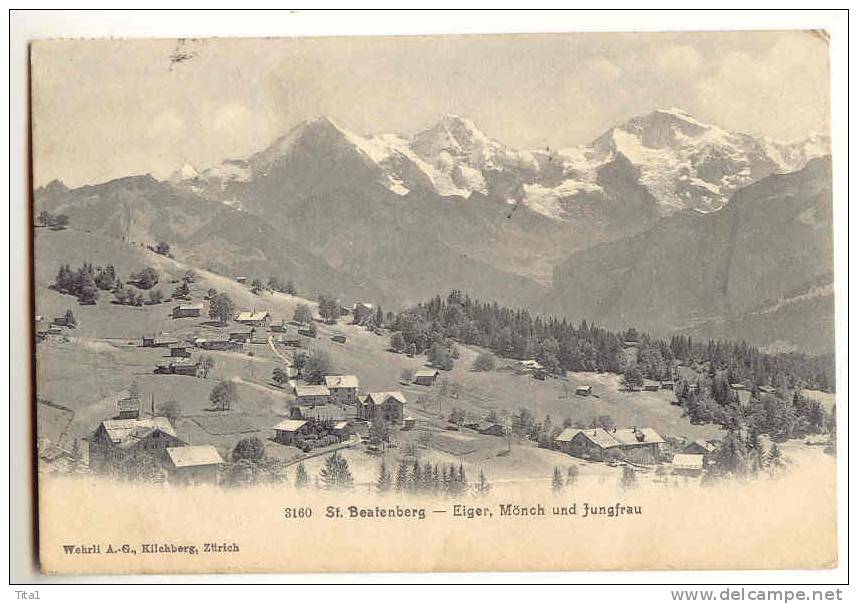 11294 - St Beatenberg - Eiger, Münch Und Jungfrau - Beatenberg