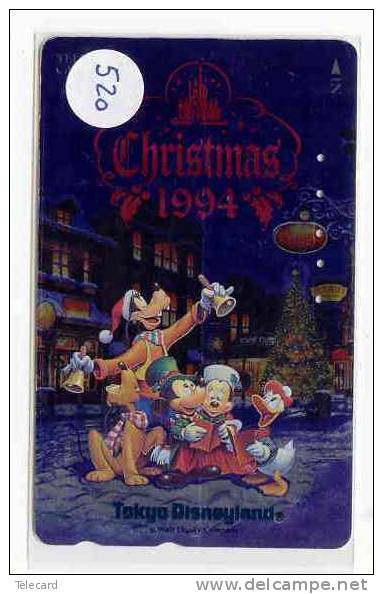 Télécarte DISNEY Japon (520) CHRISTMAS * NOEL  * Phonecard Japan * Telefonkarte Japan - Disney