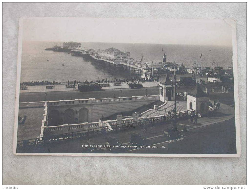 The Palace Pier And Aquarium, Brighton Norman RPPC To Groningen - Brighton