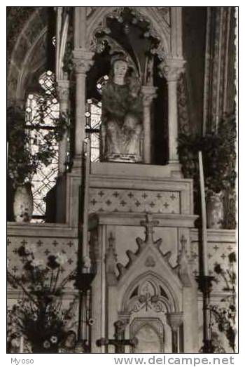 87 ST JUNIEN Chapelle Notre Dame Du Pont Statue Du 1° Tiers Du XIII°s La Vierge En Majeste - Saint Junien