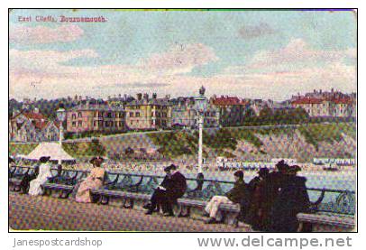 BOURNEMOUTH Dorset / (was Hampshire) - The East Cliffs As Seen From The Pier 1906 - Bournemouth (from 1972)