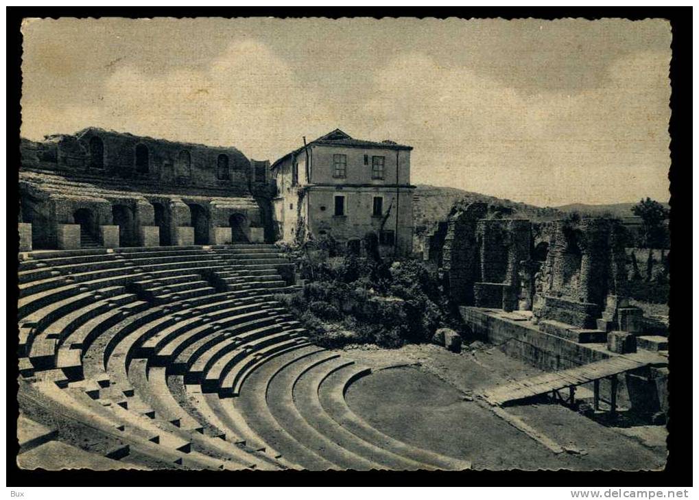 BENEVENTO - TEATRO ROMANO ---  CAMPANIA - -  VIAGGIATA  COME DA FOTO IMMAGINE OPACA - Benevento