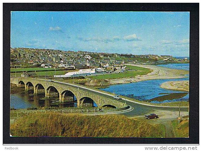 Postcard Banff  & The Deveron Bridge Banffshire Scotland - Ref 465 - Banffshire