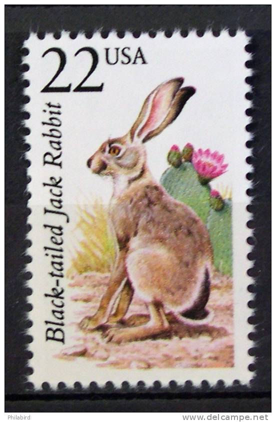 U.S.A        Timbre Neuf**       Issu Série 1718/1767 De 1987 - Rabbits