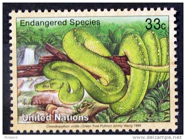 NATIONS UNIS - NEW YORK           N° 805          NEUF** - Snakes
