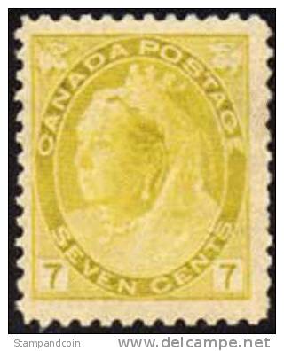 Canada 81 Mint Hinged 7c Victoria From 1902 - Nuovi