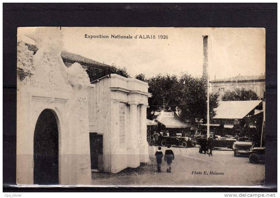 30 ALES ALAIS Exposition Nationale 1926, Palais, Ed Malavas, 192? - Alès