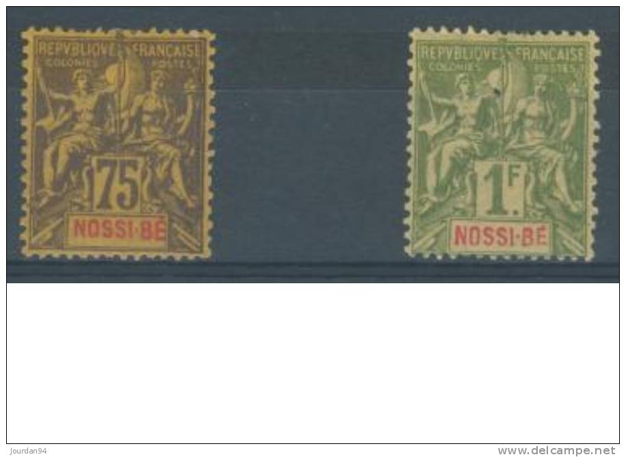 NOSSY-BE      N°  38   /   39 - Unused Stamps