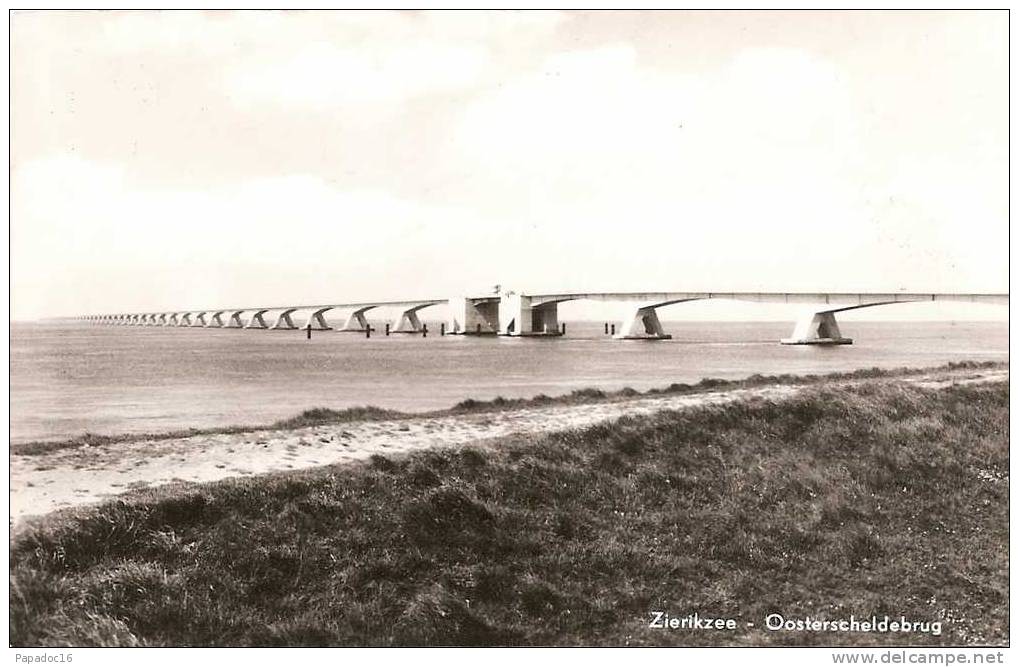 NL - Z - Zierikzee - Oosterscheldebrug - Grootste Brug Van Europa : 5022 M - Echte Foto /carte-photo Ed. Volkeri N° 1066 - Zierikzee