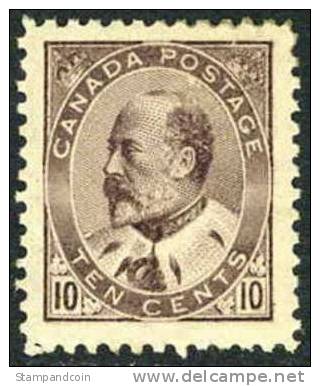 Canada 93 XF Mint Hinged King Edward VII From 1903 - Unused Stamps