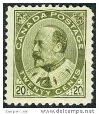 Canada 94 Mint Hinged King Edward VII From 1903 - Unused Stamps