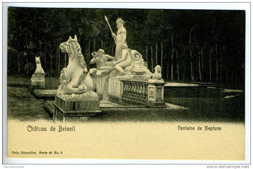 Beloeil - Château De Beloeil - Fontaine De Neptune - Nels Serie 45 N° 3 - Beloeil