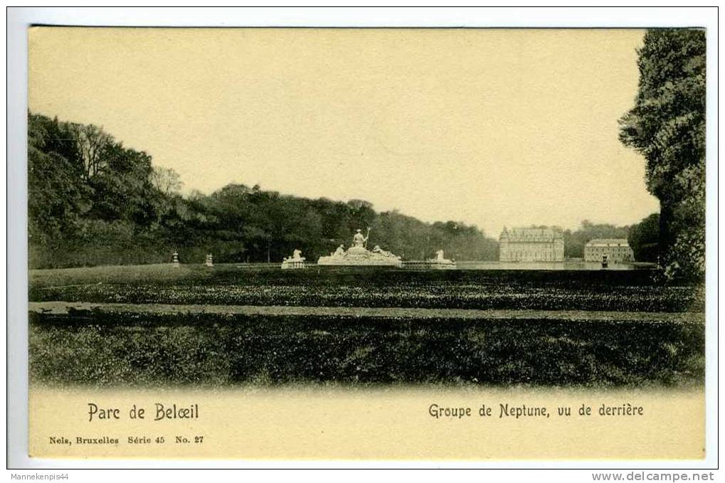 Parc De Beloeil - Groupe De Neptune, Vu De Derrière - Nels Serie 45 N° 27 - Beloeil