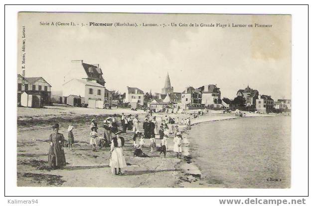 MORBIHAN  /  PLOEMEUR  /  LARMOR  /  UN  COIN  DE  LA  GRANDE  PLAGE  À  LARMOR  EN  PLOEMEUR - Ploemeur