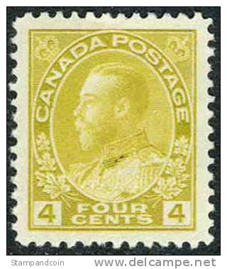 Canada 110 XF Mint Hinged 4c George V From 1922 - Neufs