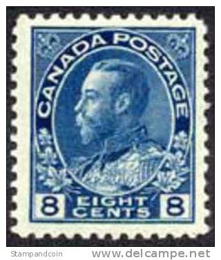 Canada 115 XF Mint Hinged 8c George V From 1925 - Neufs