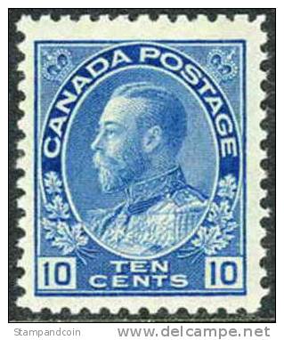 Canada 117 XF Mint Hinged 10c Blue George V From 1925 - Unused Stamps