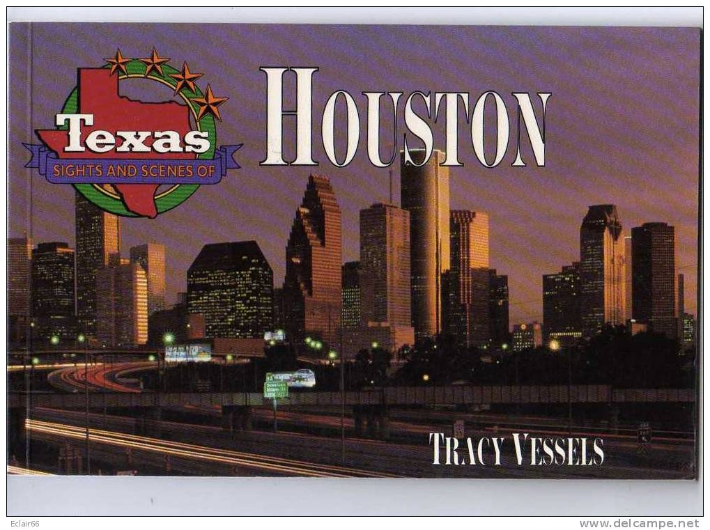 Houston  Texas 1995  VUES Du Texas ET SCÈNES DE HOUSTON PHOTOS  30 Pages  Tracy  Vessels - Houston