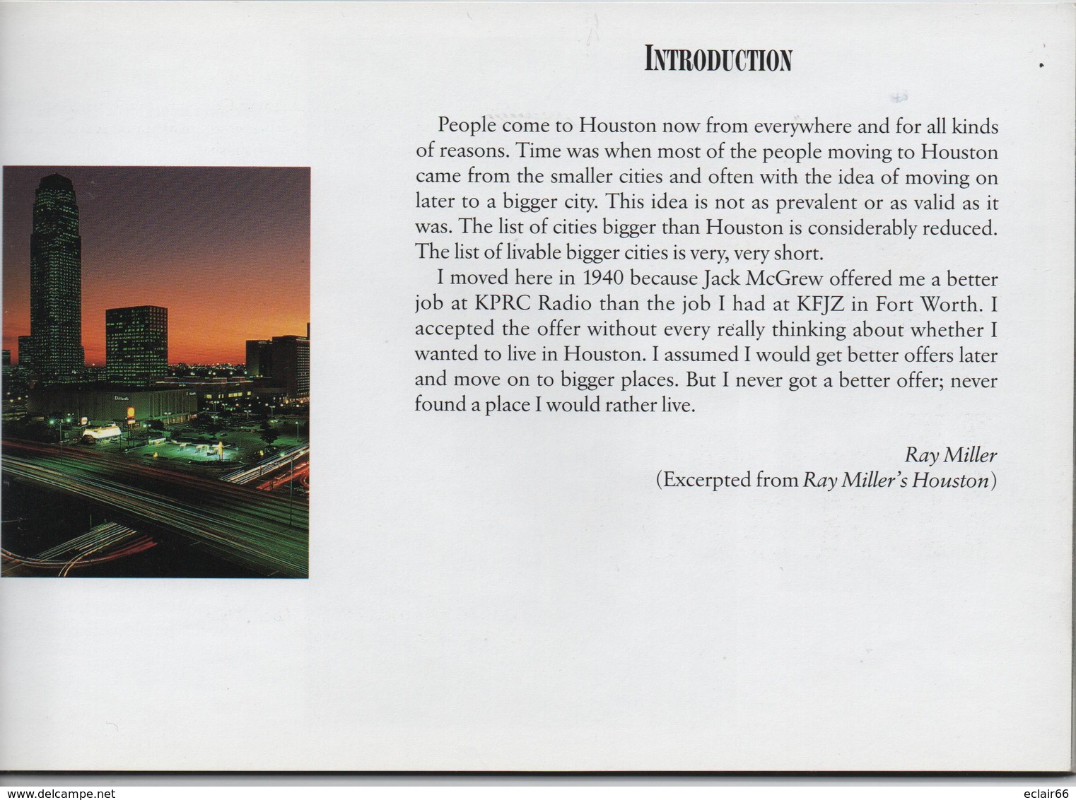 Houston  Texas 1995  VUES Du Texas ET SCÈNES DE HOUSTON PHOTOS  30 Pages  Tracy  Vessels - Houston