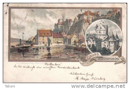 Germany. Nürnberg 1898.old Litho Postcard. - Bad Wörishofen