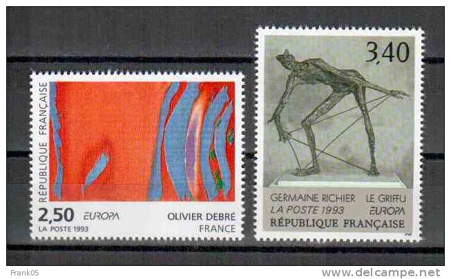 Frankreich / France 1993 Satz/set EUROPA ** - 1993