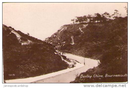 DORSET (was Hampshire) - EARLY Real Photo - DURLEY CHINE - BOURNEMOUTH - Bournemouth (a Partire Dal 1972)