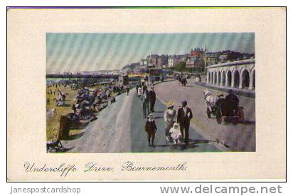 DORSET (was Hampshire) - UNDERCLIFF DRIVE - BOURNEMOUTH- - Bournemouth (depuis 1972)