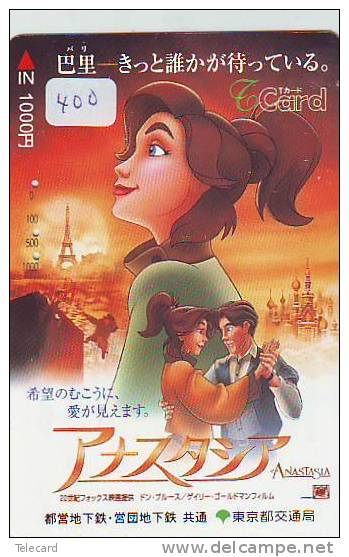 DISNEY Prepaidcard Japan (400) ANASTASIA  *   Prepaid Karte Japan * Carte Prepayee Japon - Disney