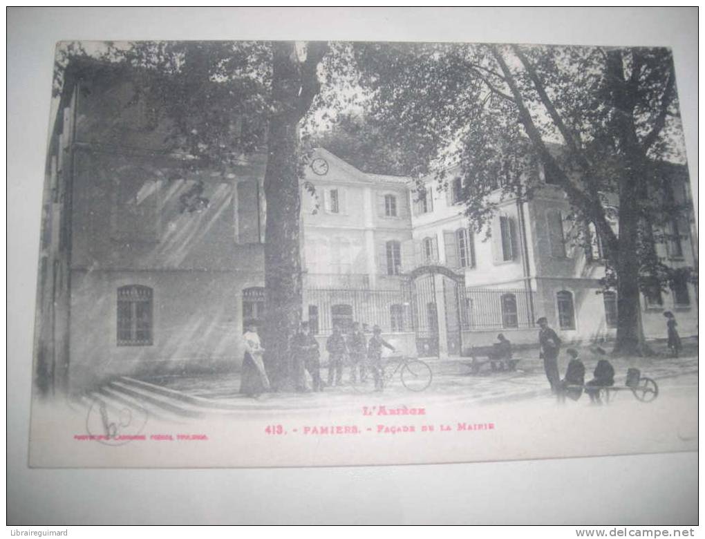 1asn - CPA N°413 - PAMIERS - Façade De La Mairie - [09] Ariège - Pamiers