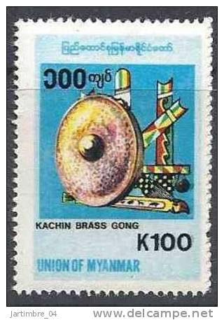 2000 BIRMANIE Myanmar 259** Instrument De Musique - Myanmar (Burma 1948-...)