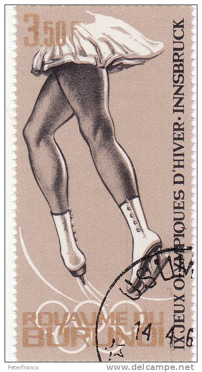 1964 Burundi -  Olimpiadi Invernali A Innsbruck - Figure Skating