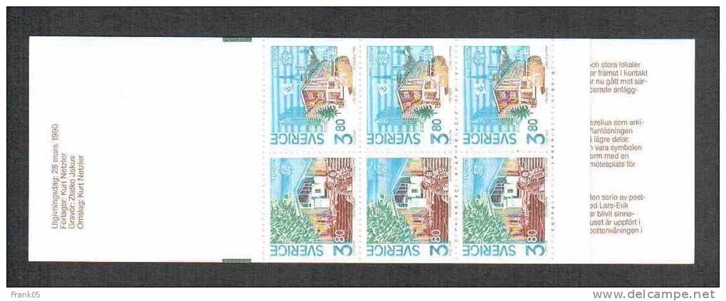 Schweden / Sweden / Suède 1990 MH/booklet EUROPA ** - 1990