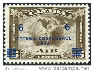 Canada C4 Mint Never Hinged Airmai; From 1932 - Aéreo