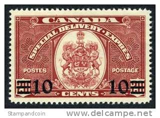 Canada E9 XF Mint Never Hinged Surcharged Special Delivery From 1939 - Exprès