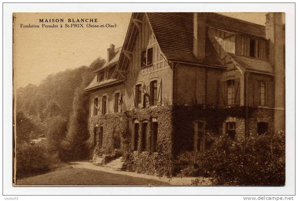 95 - SAINT PRIX - Maison Blanche - Excellent état - Saint-Prix