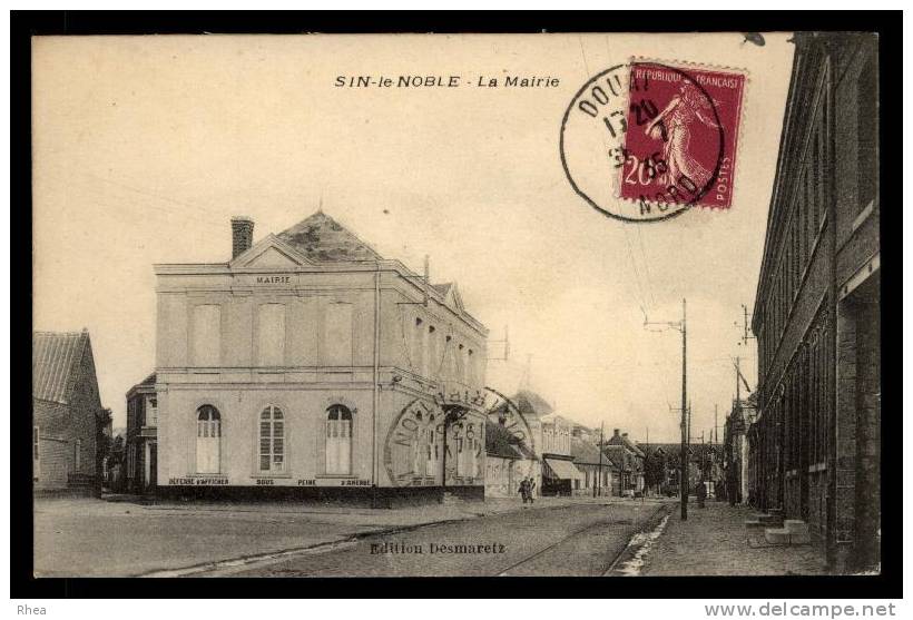 59 Sin-le-Noble Mairie D59D K59178K C59569C RH078888 - Sin Le Noble