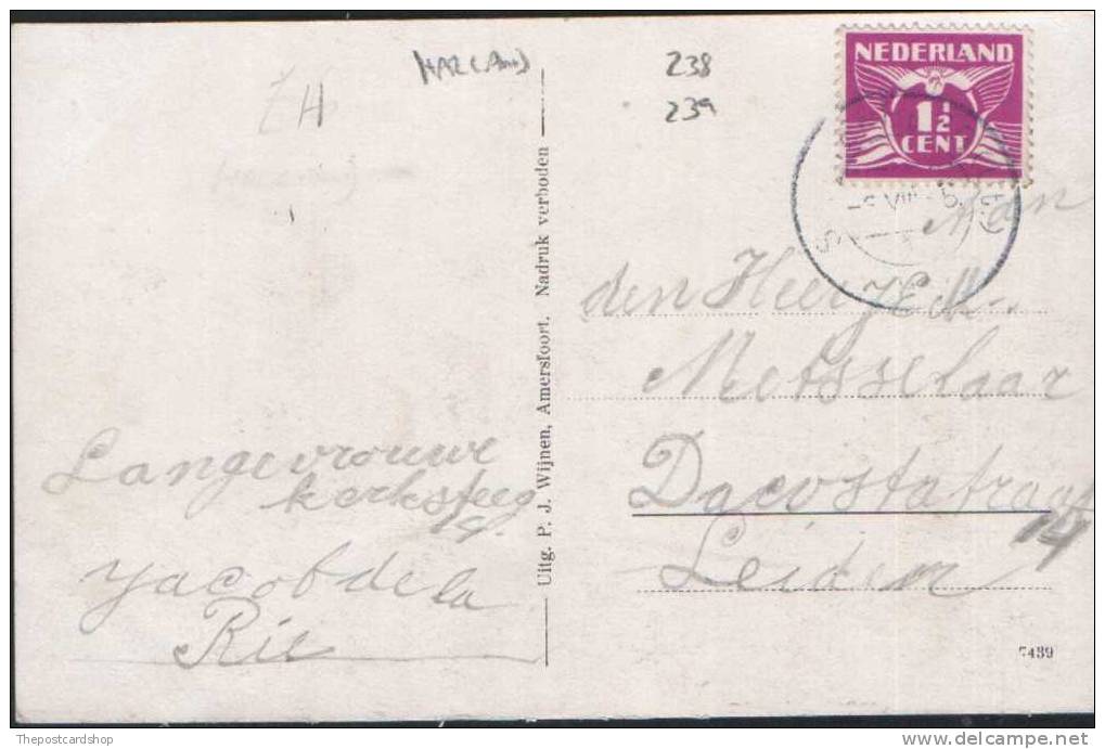 UTRECHT AMERSFOORT HOOFDPOORT INF KAZERNE Netherlands DIVIDED BACK HOLLAND USED BRIEFKAART - Amersfoort