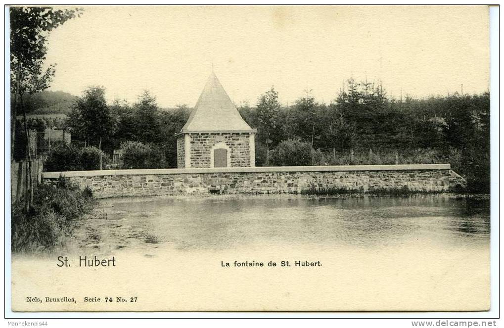 St Hubert - La Fontaine De Saint Hubert - Nels Serie 74 N° 27 - Saint-Hubert