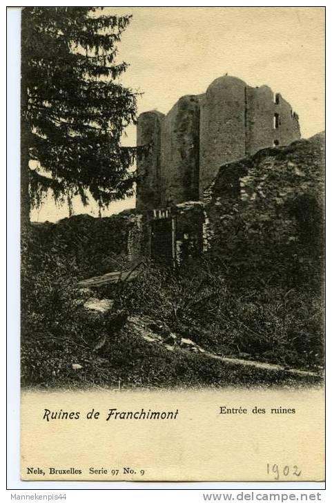 Ruines De Franchimont - Entrée Des Ruines - Nels Serie 97 N° 9 - Theux
