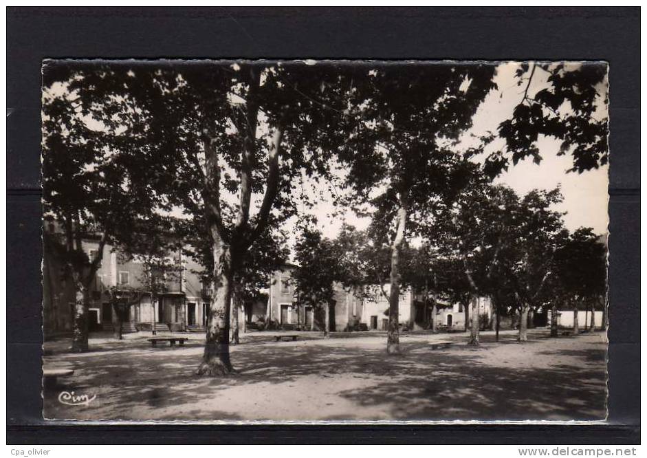 30 SUMENE Place Du Plan, Ed CIM 7, CPSM 9x14, 195? - Sumène