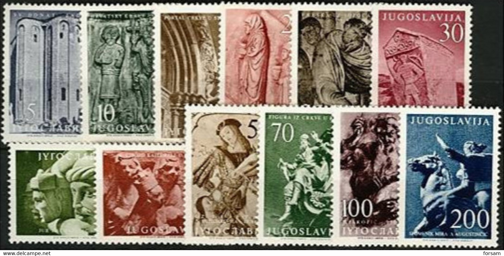 YUGOSLAVIA..1956..Michel # 776-787...MNH...MiCV - 140 Euro. - Nuovi