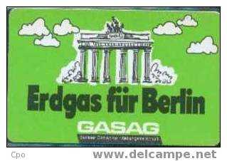 # GERMANY S117_93 Erdgas Gasag 12 Gd 06.93 Tres Bon Etat - S-Series: Schalterserie Mit Fremdfirmenreklame