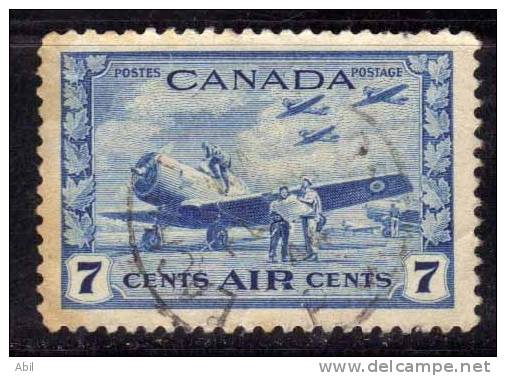 Canada 1942-1943 N°Y.T. : PA 7 Obl. - Poste Aérienne