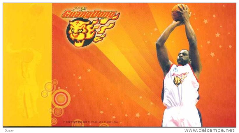 Jichenn - Player  - Guangdong Hongyan Basketball Team , Prepaid Card, Postal Stationery - Vlinders