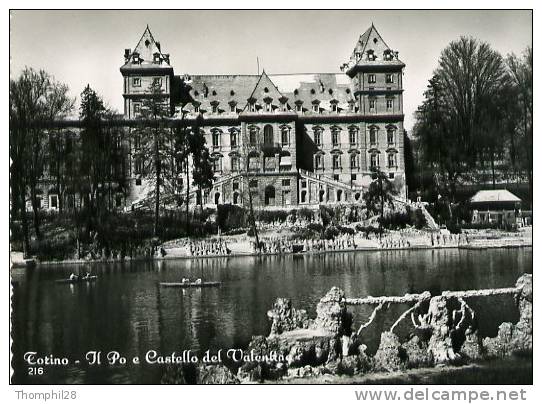 TORINO - Il PO E Castello Del Valentino - Castello Del Valentino