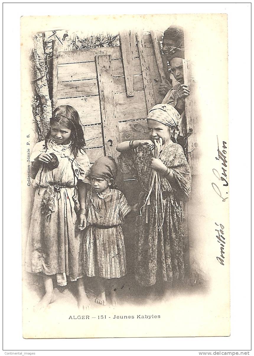 JEUNES KABYLES / 1ER TIRAGE / 1901 - Kinderen