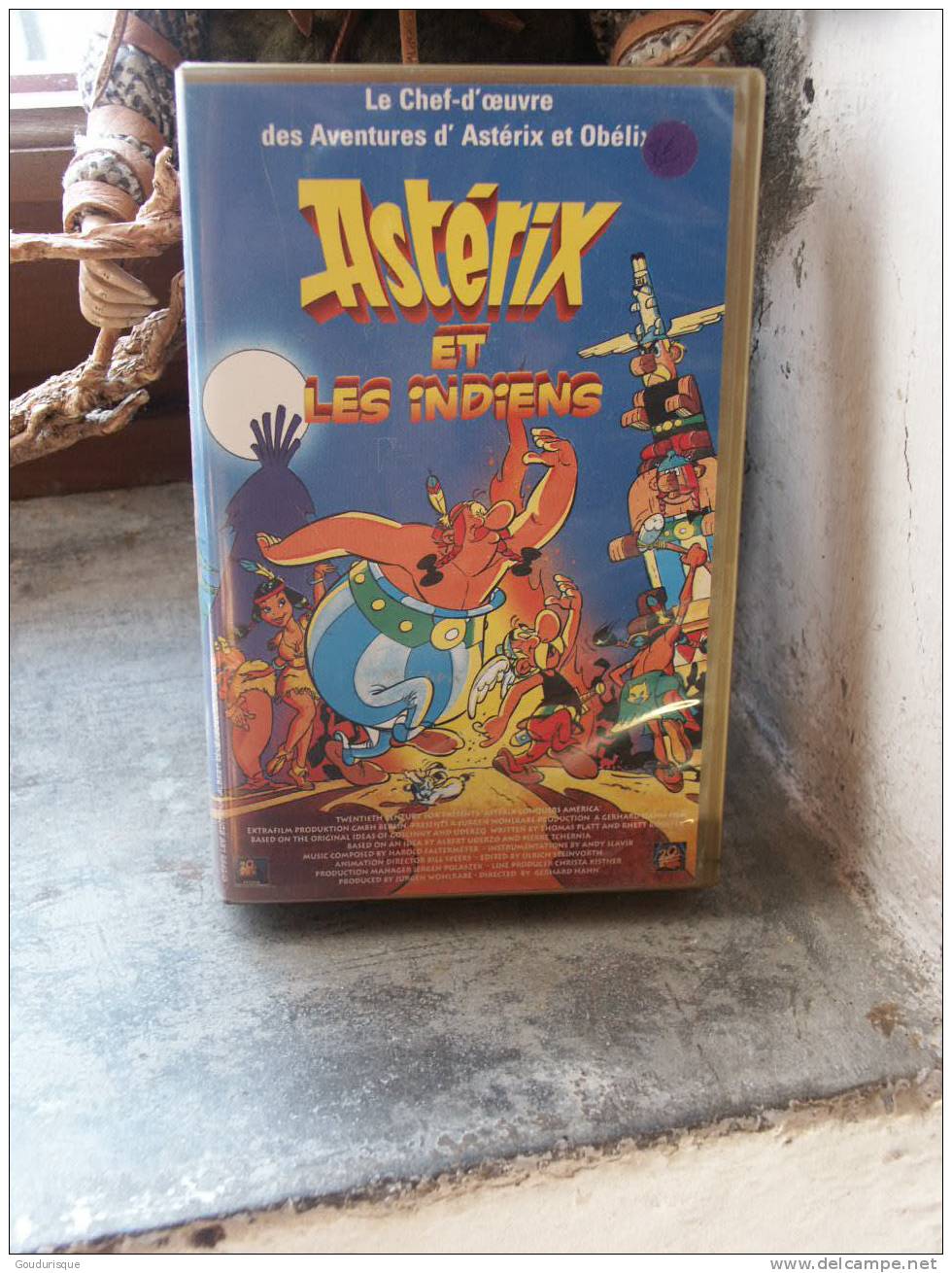 ASTERIX ET LES INDIENS  K7 VIDEO VHS HORS COMMERCE - Astérix
