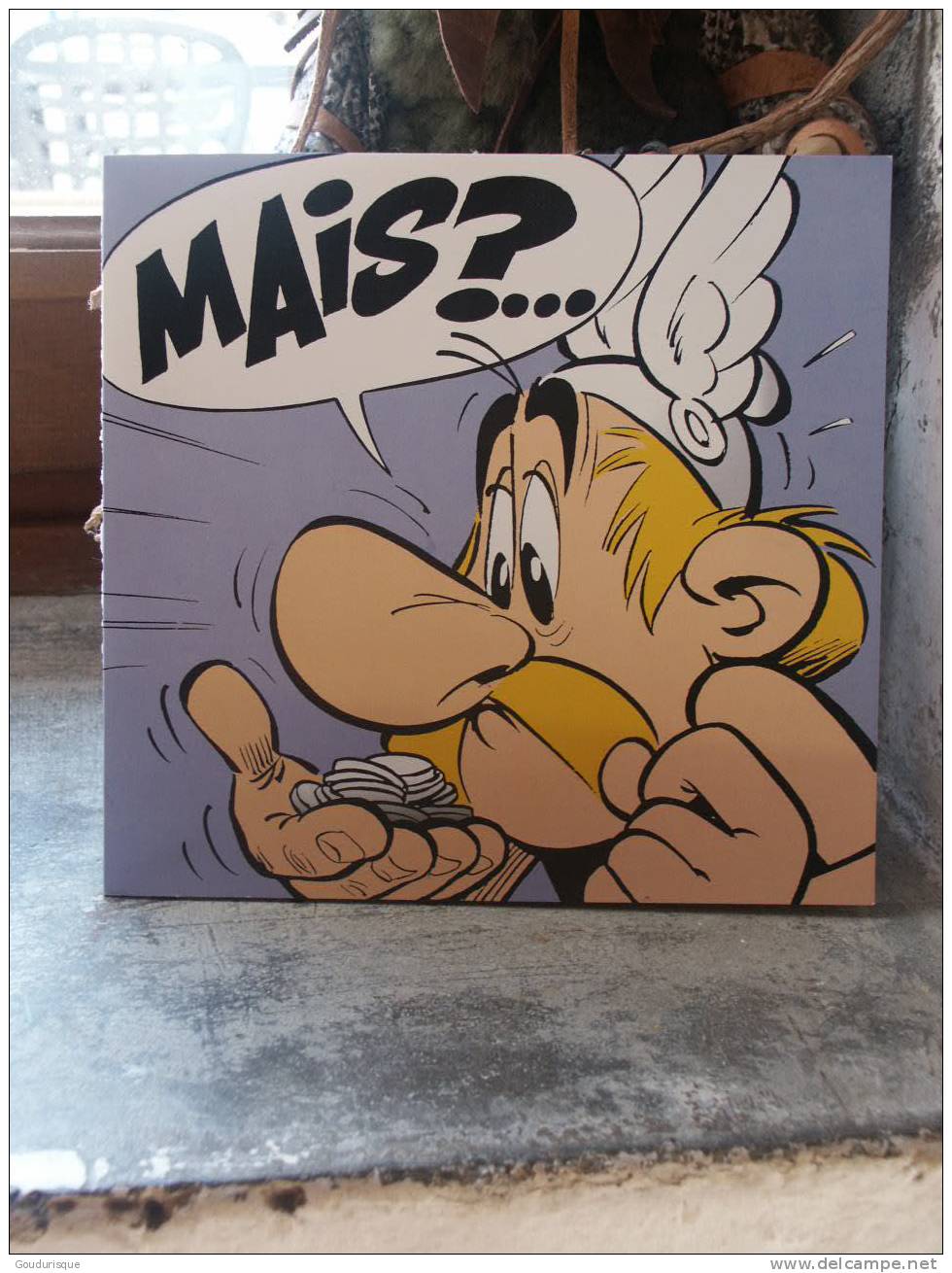 ASTERIX CARTE DE VOEUX DE LA FERME DU PRE - Asterix