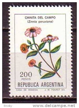 D0870 - ARGENTINA Yv N°1312 ** FLEURS FLOWERS - Neufs